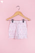 Cotton Frock & Shorts Set In Block Print